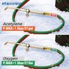 Mtsooning Oxygen Acetylene Flashback Arrestors Set 4PCS Torch End Standard