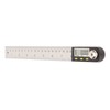 Digital Angle Ruler 200mm 0 to 360 Degree Stainless Steel