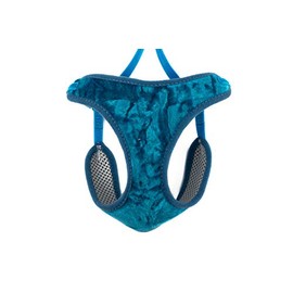 Ancol Soft Velvet Cat Harness & Lead Cool Teal Large