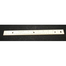 Fiskars - Wooden Ruler - 12 Inch - Plastic Straight Edge - Inches & Centimeters