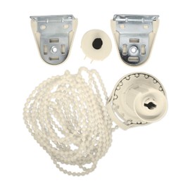 Kit Mecanismo PERSIANA Enrollable para Tubo DE 38MM con Soportes DE INSTALACIÓN, COPLE, Cadena, Conector Y Tope.