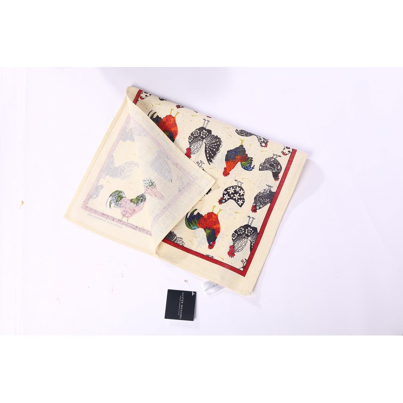 Rooster Linen Tea Towel