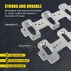 Rectangle Intake Manifold Adapter Plates Compatible with LS1 Cathedral Port