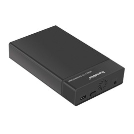 Tccmebius USB 3.0 External Hard Drive Enclosure for 2.5 3.5 Inch SATA I/II/III HDD SSD Up to 20TB, 3.5'' Tool-Free HDD Docking Station, Support UASP, Automatic Sleep Function (TCC-S863)