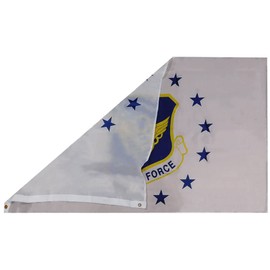 8th Eighth Air Force White 3x5 3'x5' Premium Quality Fade Resistant Heavy Duty Polyester Flag Banner F1332 (EE)