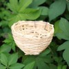 Baoblaze 2pcs Bamboo Canary Nest toy Finch Breeding Nesting Hanging