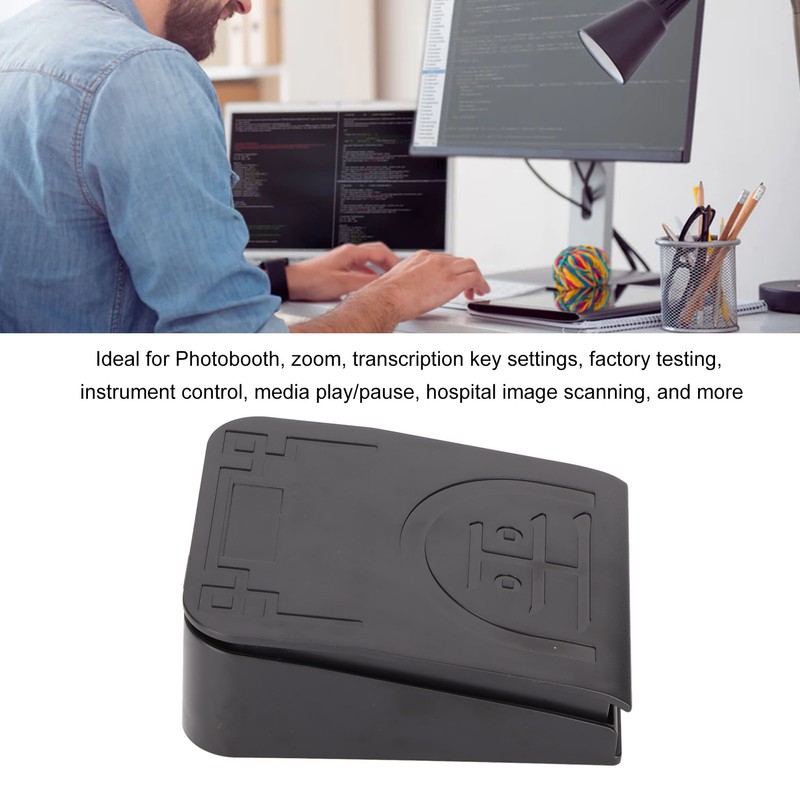USB Foot Switch Pedal High Sensitivity Multifunctional Ergonomic Pedal Single