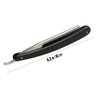 Union Razors SR3 Straight Edge Razor with Smooth Black Handle