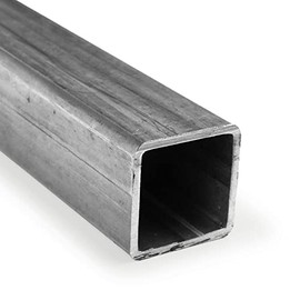 316 Stainless Steel Square Tubing, ASTM A554, 1.25" Height, 0.065" Wall, 12" Length, OnlineMetals