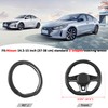 West Llama Flat Bottom Car Steering Wheel Cover for Nissan,D