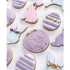 LissieLou Decorative Egg Cookie Embosser Happy Easter Icing Fondant Stamp