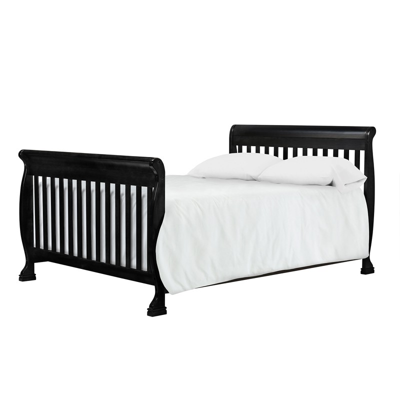 Davinci Twin/Full Size Bed Conversion Kit (M4799) in Ebony