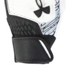 UA Clean Up Batting Gloves 6001310 (002), Black, White, Black,