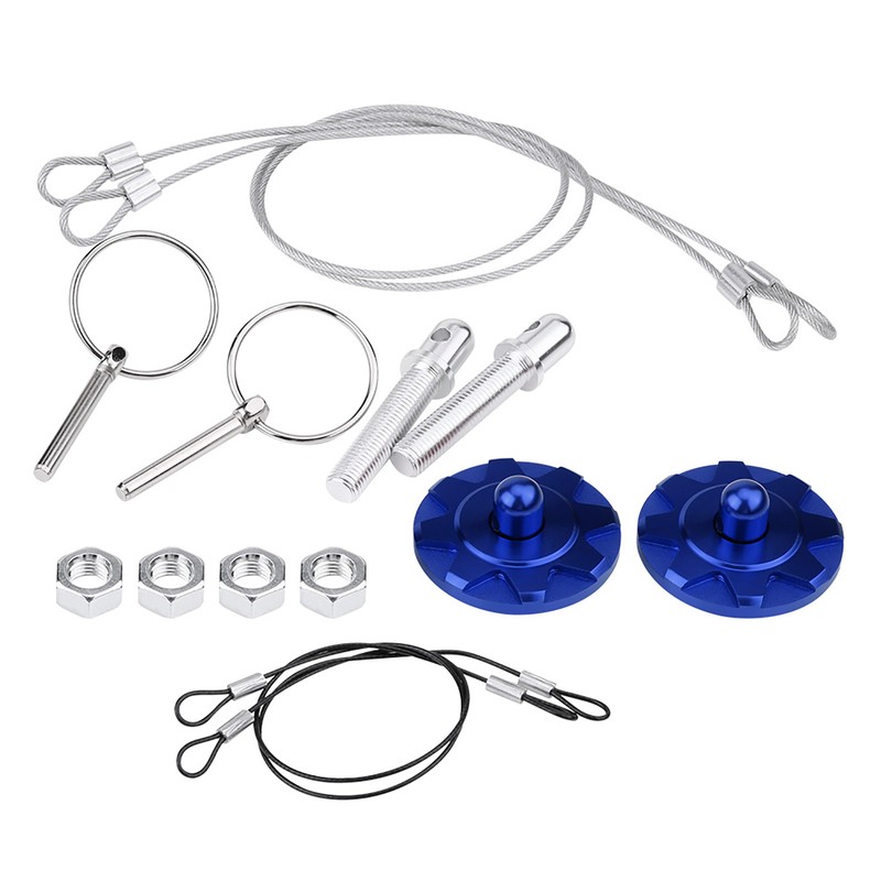 CNC Aluminum Alloy Car Racing Hood Pin Lock Appearance Kit