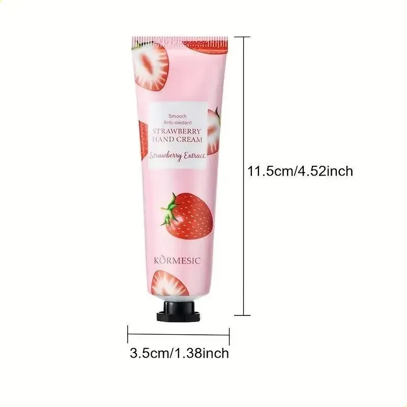 10 Crema Manos Fresa Hidratante Unisex