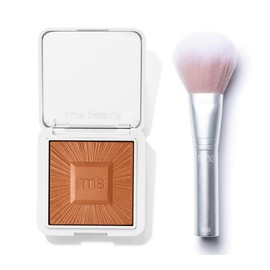 QVC RMS Beauty Hydra Powder Bronzer with Brush - color: Beachwalk Betty