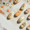1 Sheets 5D Embossed Fall Nail Stickers for Nail Art