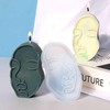 Tone Fun Abstract Face (2pcs/Set) Shape Candle Silicone Molds for
