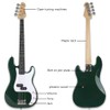 Demusea 4 String Electric Bass Guitar Full-Size Beginner Practice with