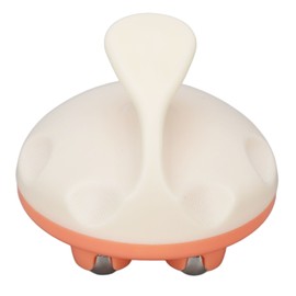 Hand Held Massager 7 Balls 360 Degree Rotatable ABS Steel Portable Compact Roller Ball Massager for Massage Relaxation White Orange