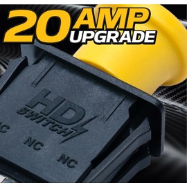 Upgraded 20 AMP PTO Switch for Cub Cadet XT1 Series LT46 LT50 LT54 ST54 GT50 GT54, 20AMP Upgrade, Electric Blade Engage Lawn Mower & Garden Tractor Cutter Deck Blade Engage Yellow Knob