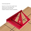 Woodworking Ruler Multifunctional Angle Measuring Ruler Aluminum Alloy Square Tool