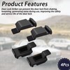 XTPTFABS 1237200104 1237200204 Door Lock Striker Kit(4 x Black Door