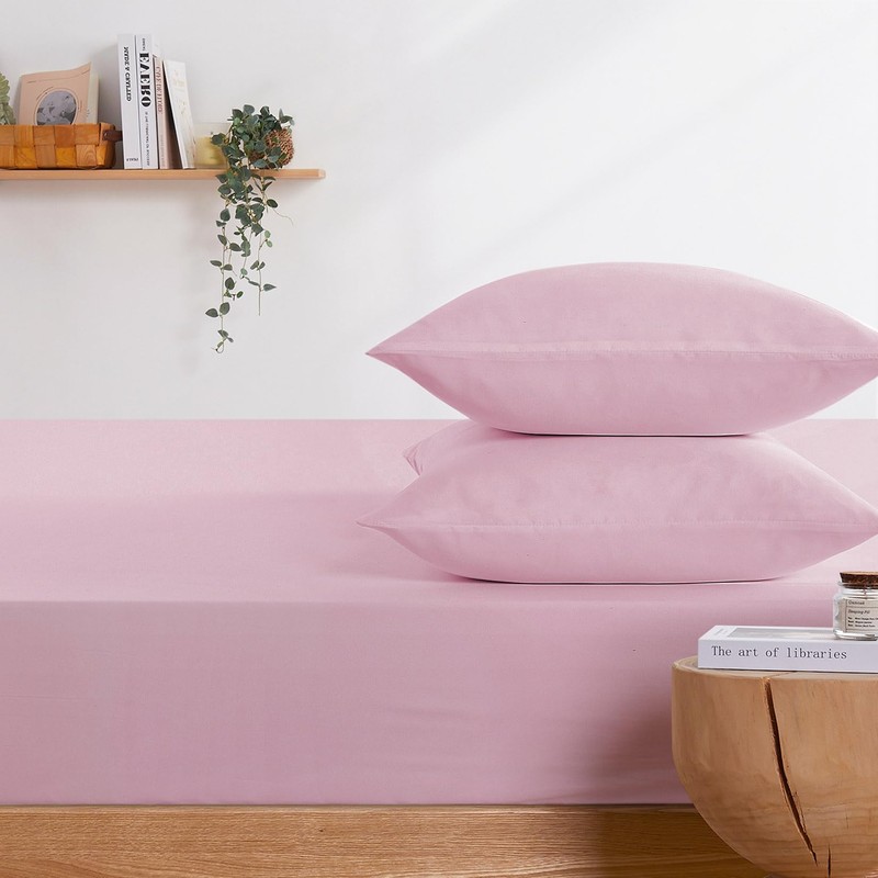 Wake In Cloud - Queen Fitted Sheet Set, 1000TC Ultra