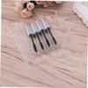 Mikinona 4pcs 10ml Diy Empty Mascara Tube Set Eyelash Brush