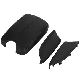 Guteauto Car Armrest Cover Replacement for Honda Accord 2008-2012 PU Leather Center Console Protector Pad Automobile Waterproof Box Mat Interior Decor Accessories (Black)