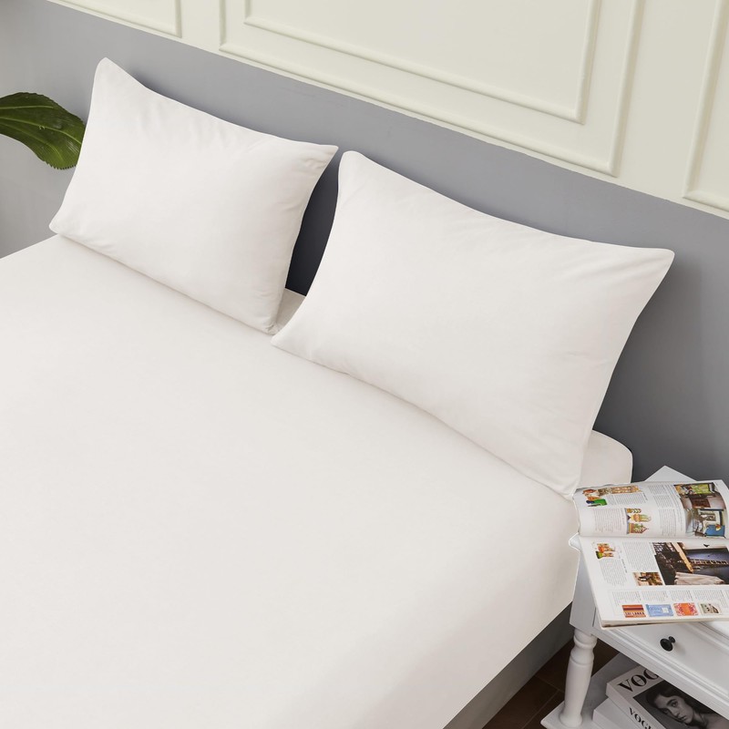 LINENOVA 100% Luxury Cotton Body Pillowcase(1 Piece),Super Soft and Breathable