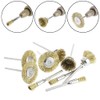 Chesoon Wire Brush Set Brass Wire Wheels Pen Brushes Intestinal