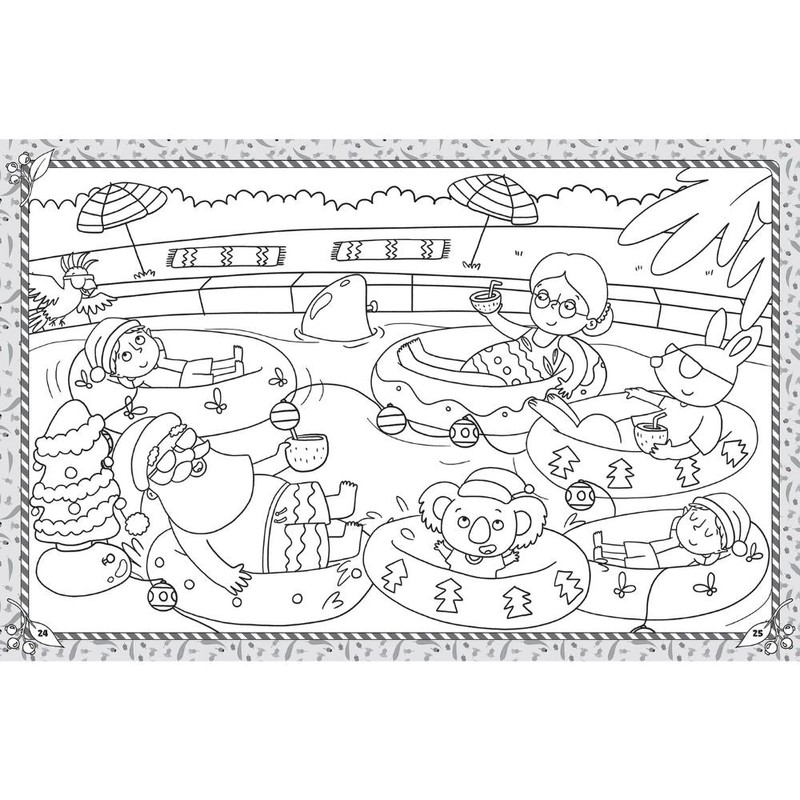 Books Christmas in Australia - Mega Colouring & Activity Book
