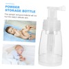 WOONEKY 1pc Powder Spray Bottle Bottletoiletry Empty Powder Bottle Fine