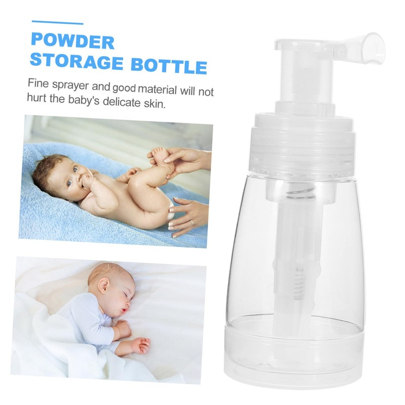 WOONEKY 1pc Powder Spray Bottle Bottletoiletry Empty Powder Bottle Fine