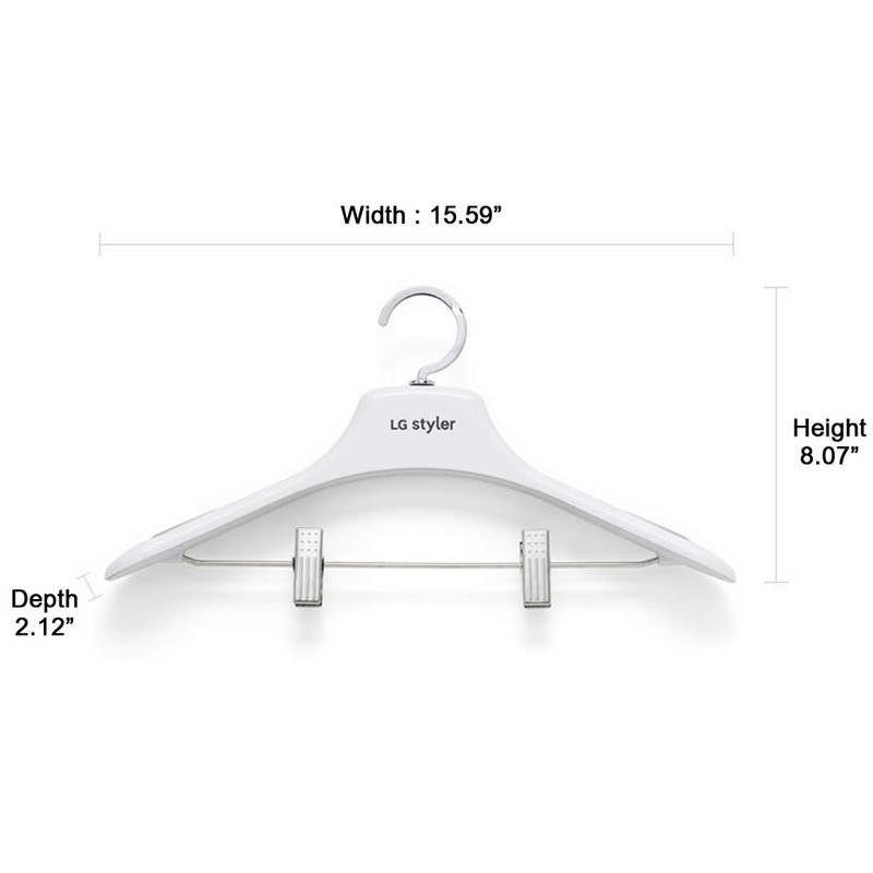 LG Styler Clothes Shirts Suit Hanger Holder with Non-Slip Pad,