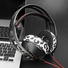 SOULWIT Cooling Gel Replacement Ear Pads Plantronics (Poly) Rig 400 (400Pro HC, 400HS, 400HX, 400HA), Ear Pads for Rig 500 (500E, 500HD, 500HX) / Rig 505 (505HS) / Rig515 (515HD) Headphones