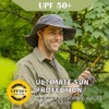 TOP-EX Large Sun Hat Men Wide Brim UV Safari Bonnie