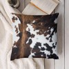 LOMADIA Cow Print Pillow Case Sets,Ployester Sofa Throw Pillow Cover
