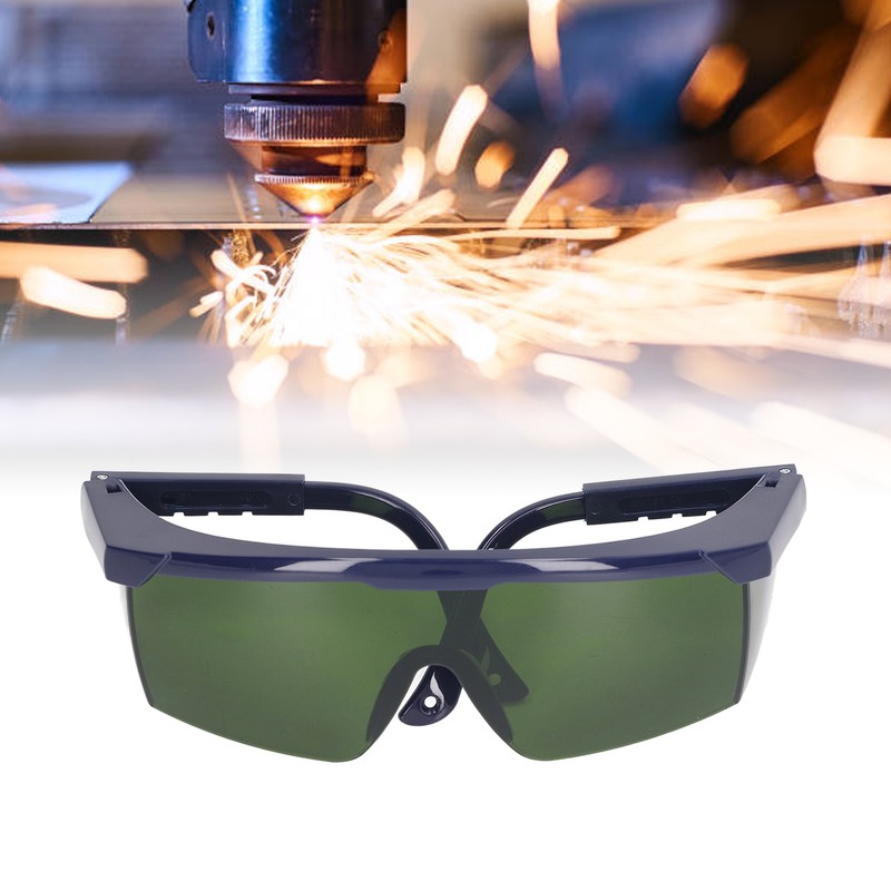 Laser Safe Glasses Optical Fiber Eye Protection Goggles Green Lens