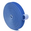 TNP Hook And Loop Tape Strap Cable Ties Fastener (Blue)
