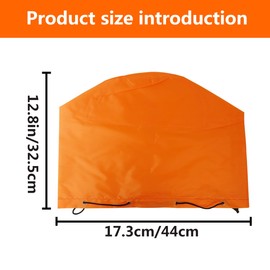WELURE 4Pcs Engine Covers Dustproof Waterproof Cover Wrap for Weedeater Trimmer - Orange