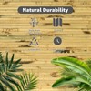 Art3d Natural Bamboo Wall Panel for Interior Wall Decor, Renewable