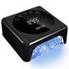 BETE Cordless LED Nail Lamp, 78W Rechargeable UV Nail Light,