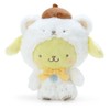 Sanrio 539155 Pompompurin Plush Toy, Fluffy Snow Design