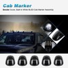 partsam 5 x Cab Remoción Marcador Luz w/Blanco De Humo