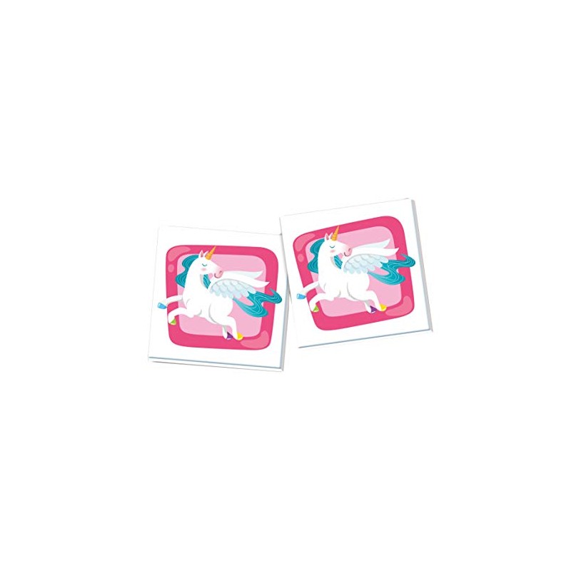 Clementoni – Memo Pocket Unicorn, 18032, multi-coloured