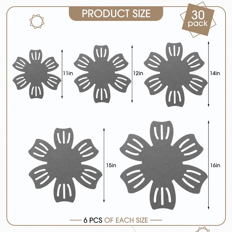 Nuogo 30 Pieces Pot and Pan Protectors, 5 Different Size,