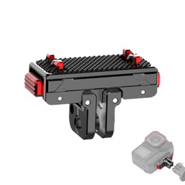 Plyisty Magnetic Quick Release Holder for Insta 360 Ace Pro 2, Snap Magnet Mount Base with 1/4" Screw and 2 Plug Mount