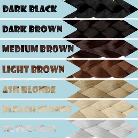 FELENDY Braided Ponytail Extension Long Straight Wrap Around Braid Pony tails Hair Natural Cute Fishtail Hairpiece for Women 30 inch Dark Black